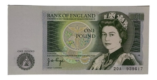 Billete 1 Pound 1978-80 Inglaterra Unc