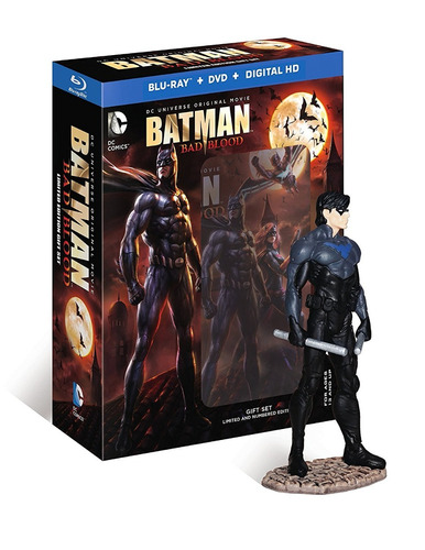 Batman Bad Blood Deluxe Y Figura Latino , Envio Gratis!