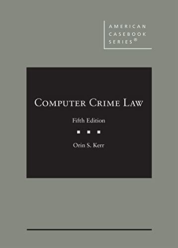 Puter Crime Law (american Cas Series) - Kerr, De Kerr, Orin. Editorial West Academic Publishing En Inglés
