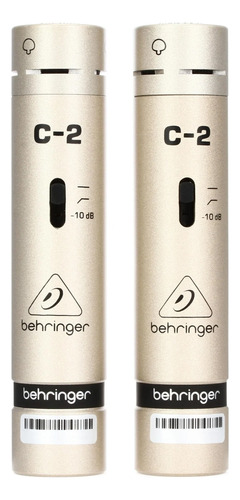 Par De Micrófonos Condenser Behringer C-2 C2