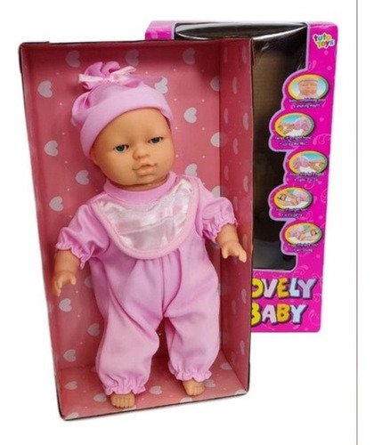 Muñeca Bebe Con Gestos Reales/lovely Baby Juguete