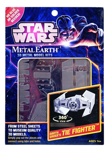 Metal Earth  Star Wars Model Kit Darth Vader's Tie Fighter