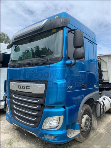 Conjunto Daf Xf 480 6x2 + Carreta 4º Eixo Basculante Randon