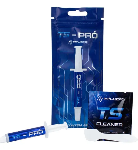 comprar Pasta Termica Ts Pro Cinza 4 Gramas Com Espátula Pu002F Aplicar