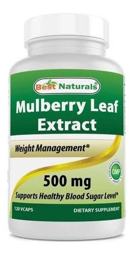 Best Naturals I Mulberry Leaf Extract I 500mg I 120 Capsules