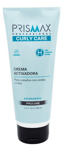 Prismax Curly Care Crema Activadora Cabello Rulos 200ml 3c