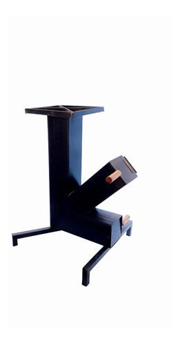 Fogão Foguete Rocket Stove Portátil Pesca Tubo 100x100 Mm 