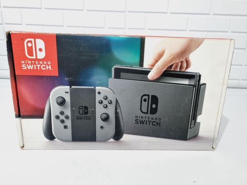 289- Console Nintendo Switch V1 Funcionando Perfeitamente. Preto (Usado)