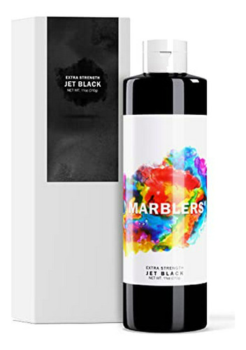 Art Paint - Colorante Líquido Marblers 11 Oz (310 G) Jet Bla