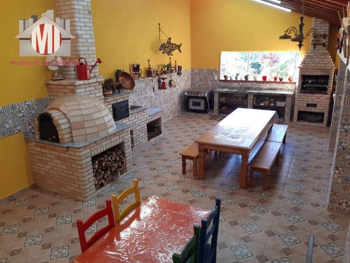 Imagem 25 de 30 de Linda Chácara Com 3 Dormitórios, Cozinha Caipira, Móveis Planejados, Paisagismo, Boa Localização, À Venda, 2000 M² Por R$ 490.000 - Pedra Bela/sp - Ch1054