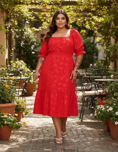 Vestido Feminino Manga Poliéster Plus Size Estampa Prensada