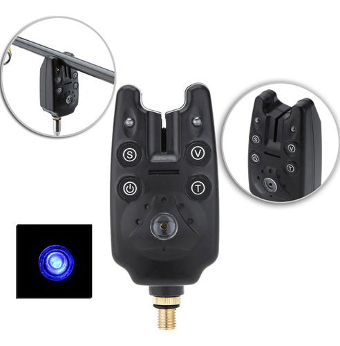 Kit De Alarma De Pesca Con 2 Led, Resistente Al Agua, Tono A