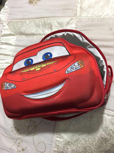 Disney Cars Lonchera Unisex Color Roja