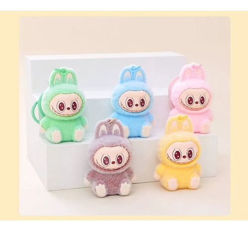 Cyz 5 Peças Labubu Chaveiro Boneca Pingente Decoração