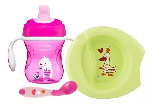 Cucharas Silicona Bebe Chicco Softly Spoon +6m X2 Unidades