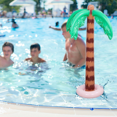 Imagen 7 de 7 de Inflable Palmera Grande Salvavidas Alberca