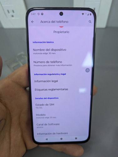 Bello, Bello, Bello Celular Moto Edge 30 Neo Violeta (Usado)