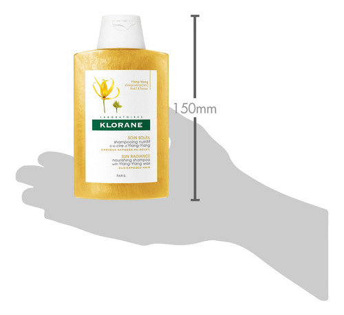 Shampoo sólido Klorane Cera de Ylang - Ylang en frasco de 200mL por 1 unidad