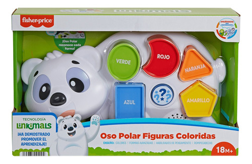 Juguete Oso Polar Fisher Price Color Blanco