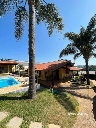 Imagem 2 de 15 de Linda Chácara À Venda De 1.000m² Em Atibaia Com Vista Para Natureza - Ch151
