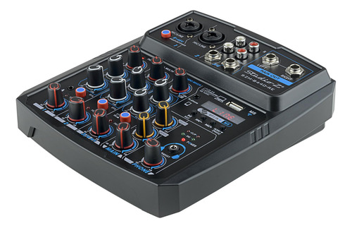Consola De Mezcla Mini Para Dj Studio Z (szm-b440-re) Con 4