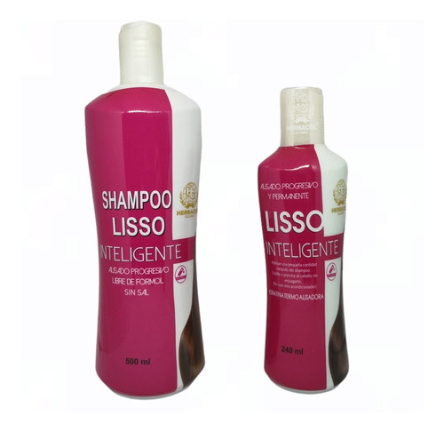 Shampoo Y Keratina Termo Alisadora Inteligente Herbacol