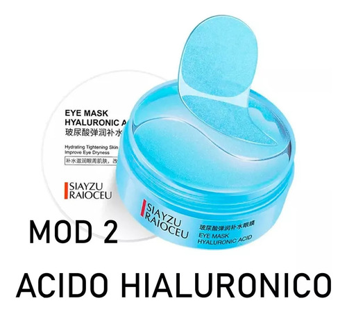 Tarro Parches Hydrogel Ojos Colágeno Antiojeras Hidratante F Tipo De Piel Mod 2 Acido Hialuronico