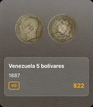Comprar Monedas De 2 Bs Año 1887