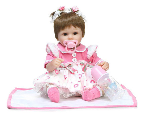 Muñecas Est Fashion Simulation Dolls Reborn Doll Baby Toy Cu