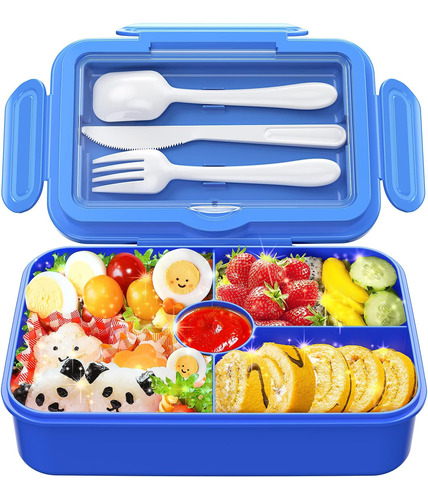 Dacool Fiambrera Para Niños Bento Box 7.5 Tazas 4 Compartime