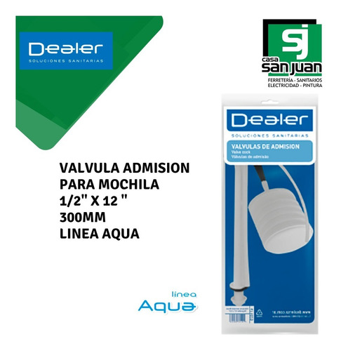 Válvula De Admisión Regulable Rosca 1/2 12p 411023 Dealer