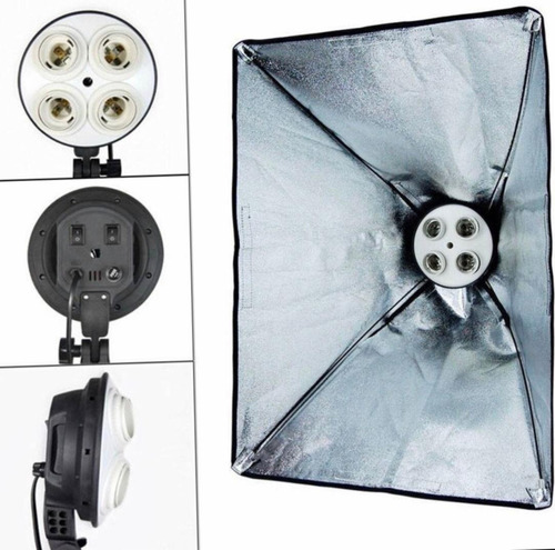 Kit 2 Softbox + Tripés Inclusos Ideal Para Videos E Fotos