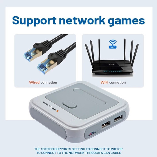 Console X Vídeo Game Retro Com 33 Mil Jogos