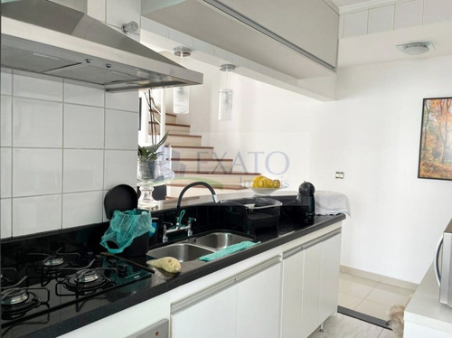 Imagem 8 de 15 de Cobertura Duplex Com 130m², 2 Dormitórios, Terraço Com Churraqueira E Hidro, 2 Vagas. - Em16764