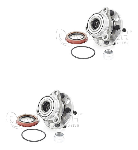 2-mazas Rueda Del S/abs Grand Am 2.0l 4 Cil Fwd 87-89