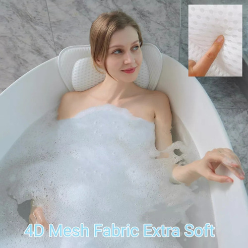 Almohada De Baño Para Bañera Soporte Para Cuello Y Espalda