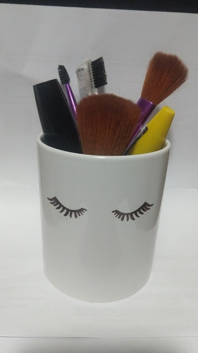 Imagen 6 de 6 de Porta Lapices Ceramica Personalizado