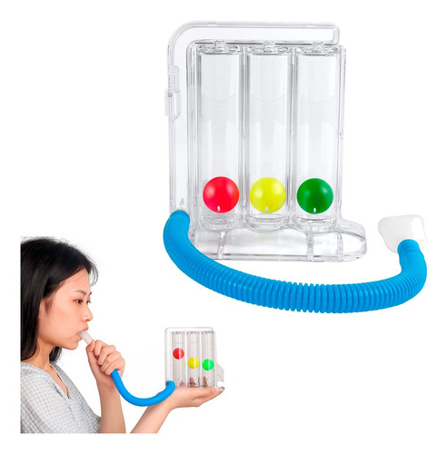 Espirometro 3 Bolas Ip003: Ejercitador Pulmonar Respira