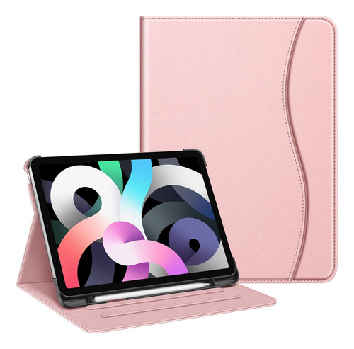 Funda Para iPad Air 4 Fintie Bolsillo Rígido Con Soporte Ros