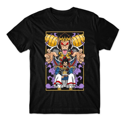 Camiseta Ozaru Rey Vegeta Anime Dragon Ball Super