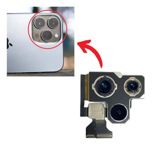 Flex Câmera Traseira Para iPhone 13 Pro / iPhone 13 Pro Max