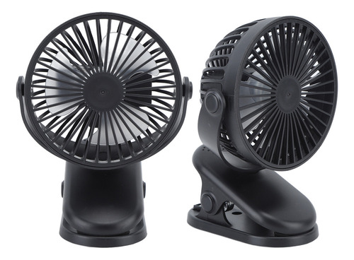 Ventilador Usb Pequeño Recargable Con Clip, Recargable, Port