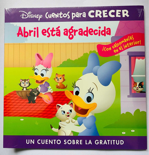 Libro Disney Cuentos Para Crecer-abril Está Agradecida