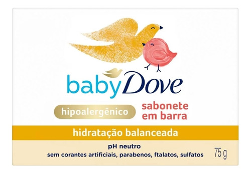 Jabon En Barra Hidratacion Balanceada Baby Dove 