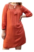 Comprar Vestido Old Navy Detalle Tejido Talle Grande Importado India