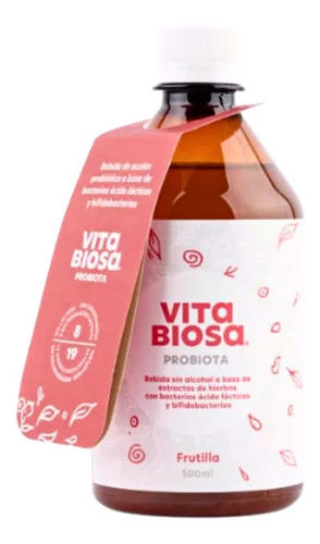 Probiotico Organico De Frutilla Vitabiosa -  500 Ml