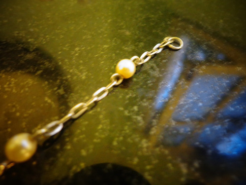 Pulseira De Bolinha(pérola Fantasia) Em Prata
