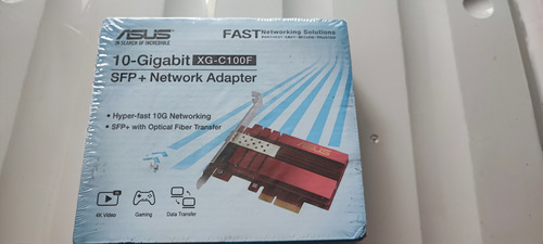 Tarjeta Asus Xg-c100f Fibra 10000 Mbit/s Interno Pci-e 3.0x4