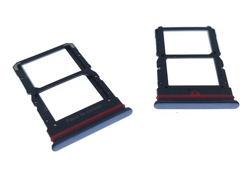 Repuesto Bandeja Sim Chip Sd Xiaomi Mi 10 Lite Negro Gris