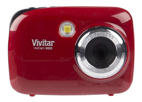  Vivitar ViviCam X022 compacta color  rojo